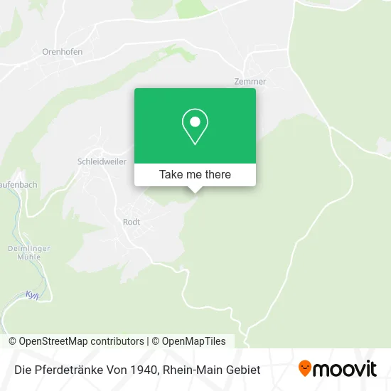 Карта Die Pferdetränke Von 1940