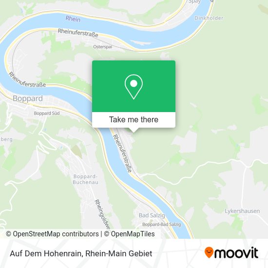 Карта Auf Dem Hohenrain