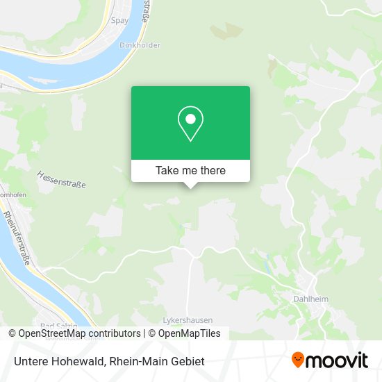 Карта Untere Hohewald