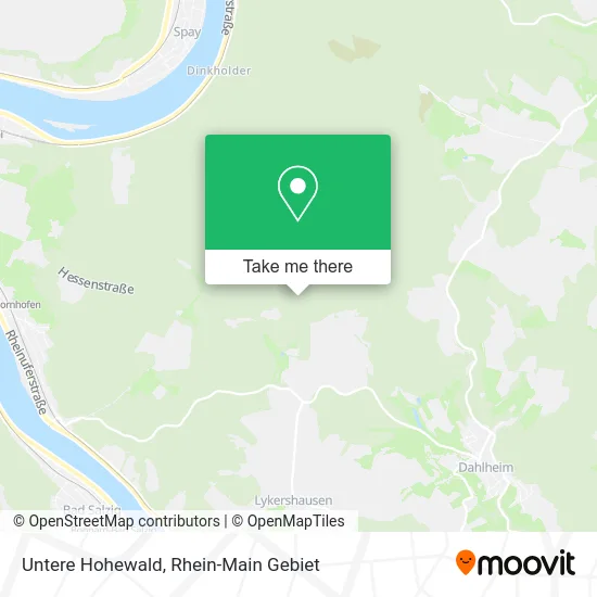 Карта Untere Hohewald