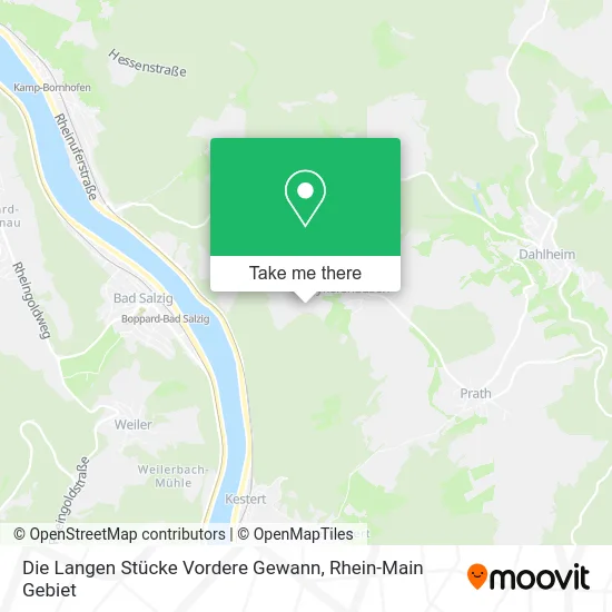 Карта Die Langen Stücke Vordere Gewann