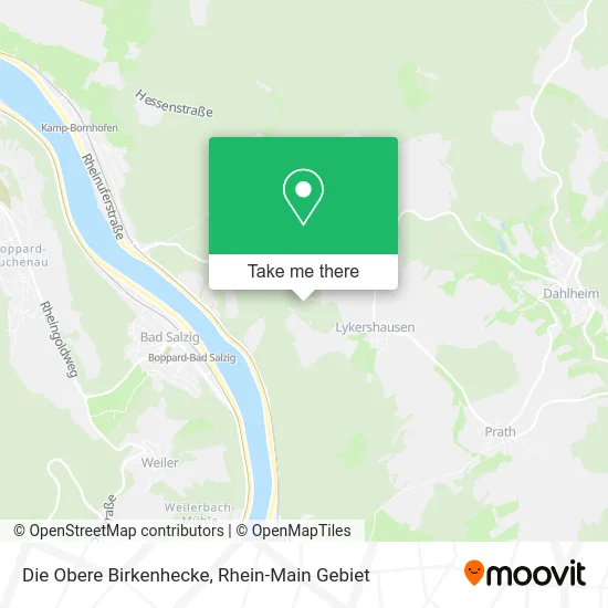 Карта Die Obere Birkenhecke