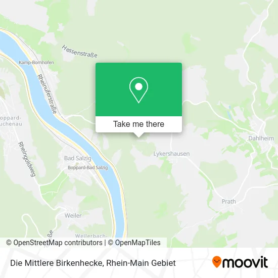 Карта Die Mittlere Birkenhecke