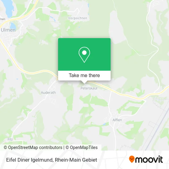 Карта Eifel Diner Igelmund