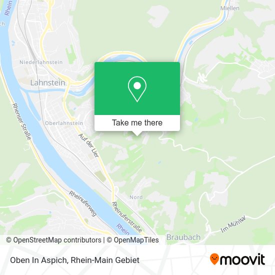 Карта Oben In Aspich