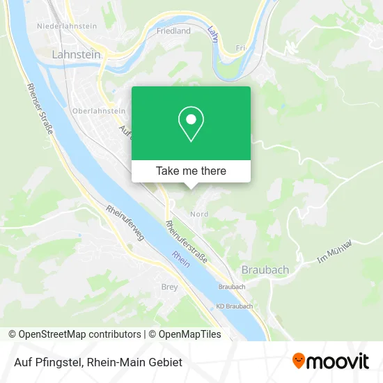 Карта Auf Pfingstel