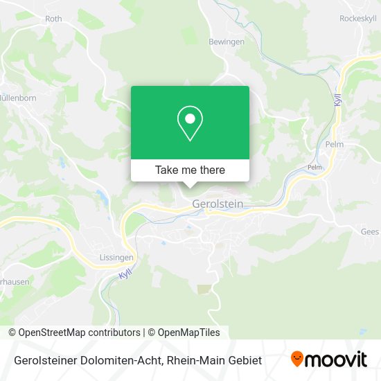 Карта Gerolsteiner Dolomiten-Acht