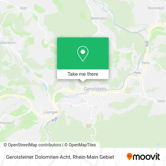 Карта Gerolsteiner Dolomiten-Acht