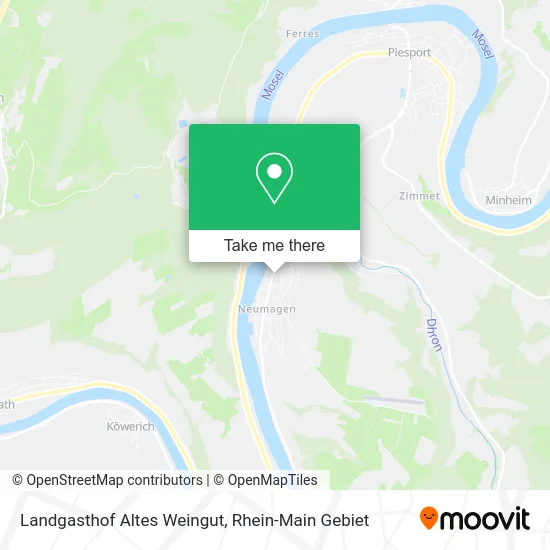 Карта Landgasthof Altes Weingut