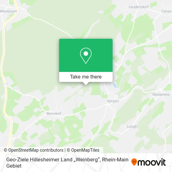 Карта Geo-Ziele Hillesheimer Land „Weinberg“