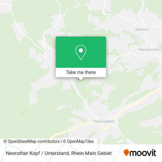 Карта Neorother Kopf / Unterstand