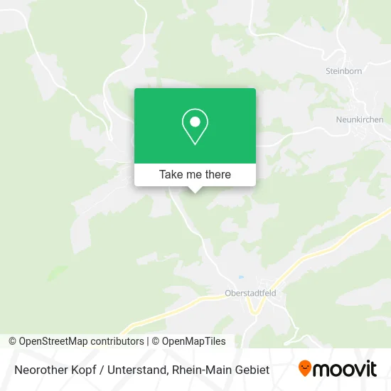 Карта Neorother Kopf / Unterstand
