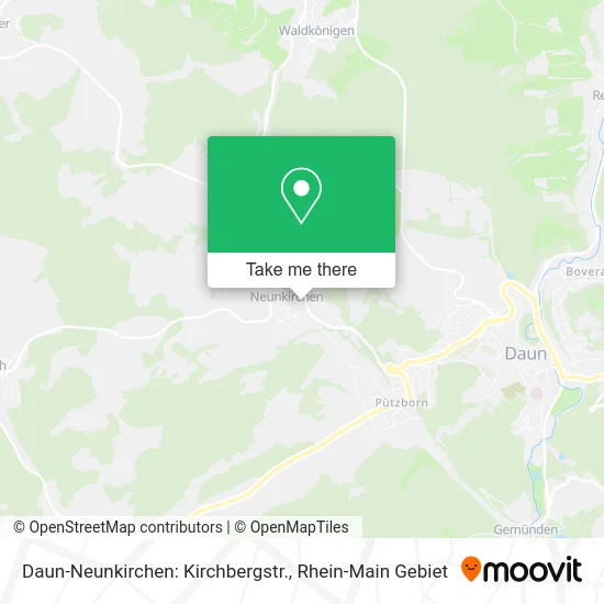 Карта Daun-Neunkirchen: Kirchbergstr.