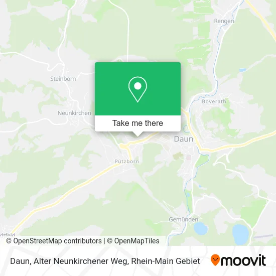 Карта Daun, Alter Neunkirchener Weg