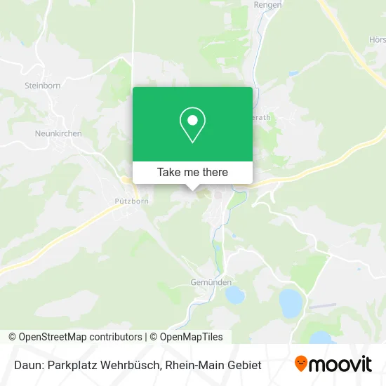 Карта Daun: Parkplatz Wehrbüsch