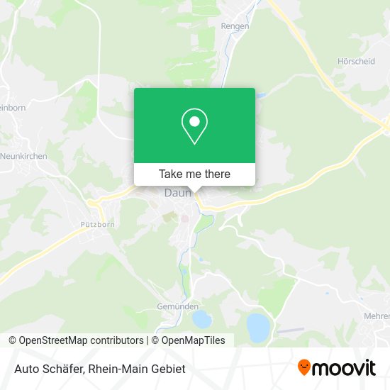 Карта Auto Schäfer
