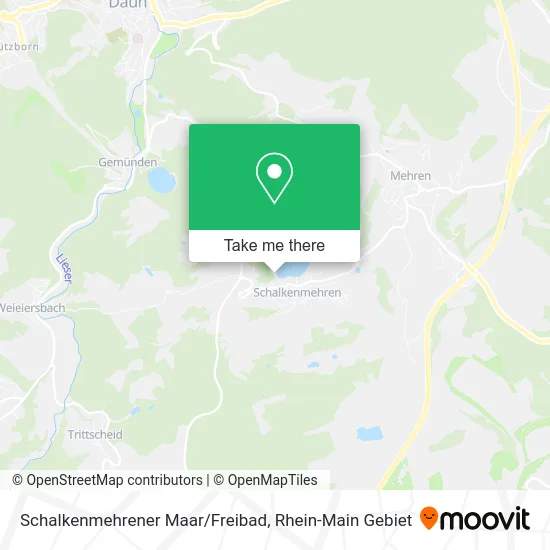 Карта Schalkenmehrener Maar/Freibad