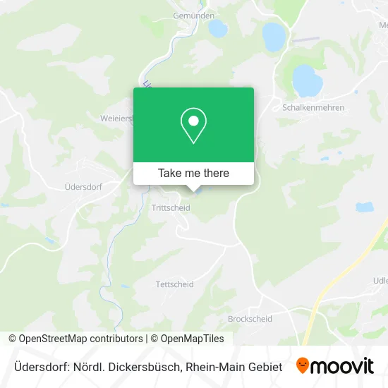 Карта Üdersdorf: Nördl. Dickersbüsch