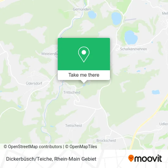 Карта Dickerbüsch/Teiche