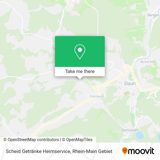 Карта Scheid Getränke Heimservice