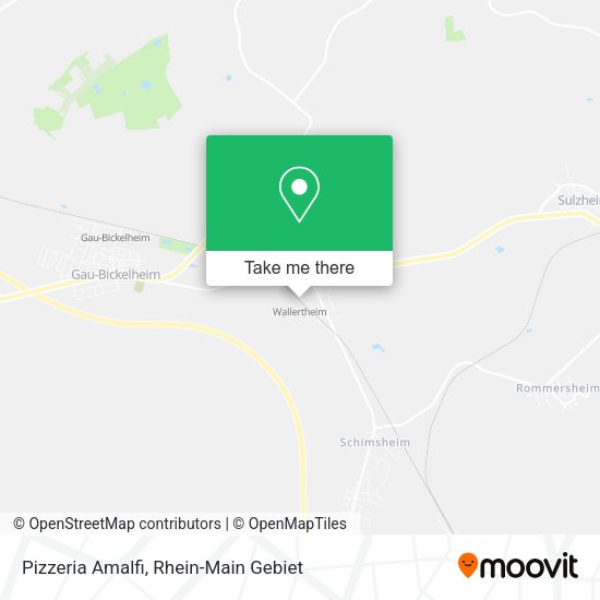 Карта Pizzeria Amalfi