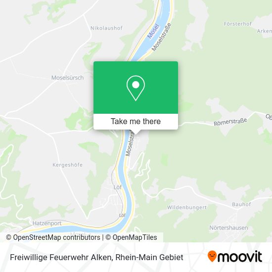 Карта Freiwillige Feuerwehr Alken