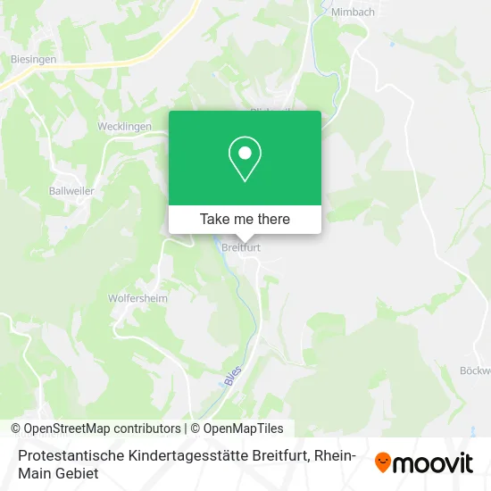 Карта Protestantische Kindertagesstätte Breitfurt