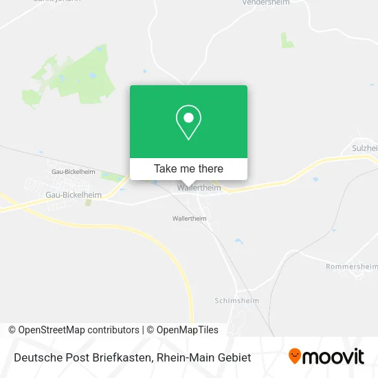 Deutsche Post Briefkasten map