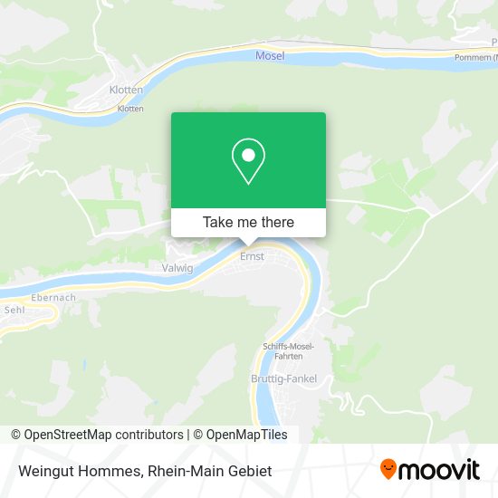 Карта Weingut Hommes