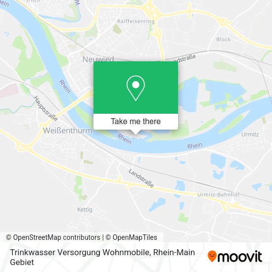 Карта Trinkwasser Versorgung Wohnmobile