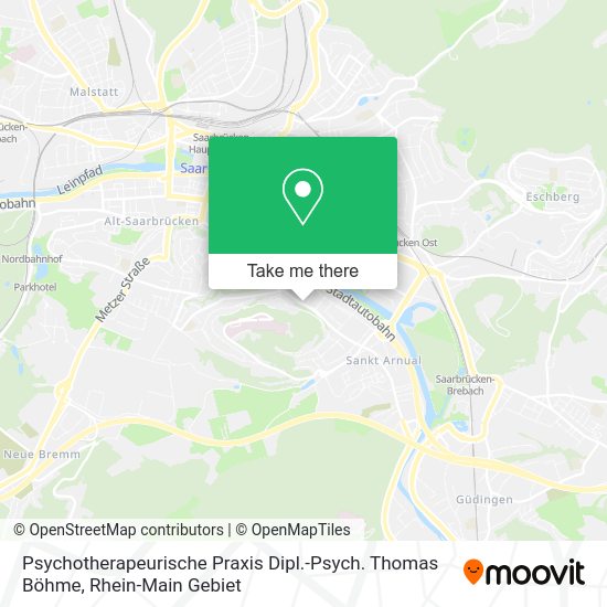 Карта Psychotherapeurische Praxis Dipl.-Psych. Thomas Böhme
