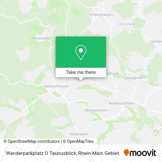 Карта Wanderparkplatz O Taunusblick