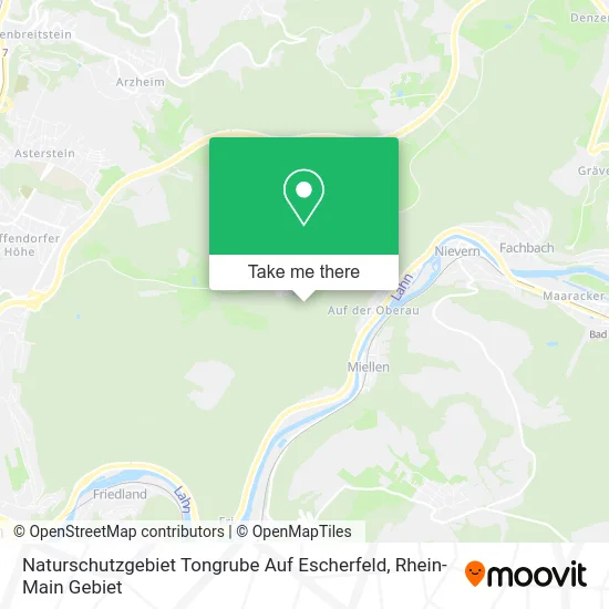 Карта Naturschutzgebiet Tongrube Auf Escherfeld