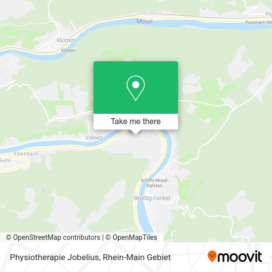 Карта Physiotherapie Jobelius