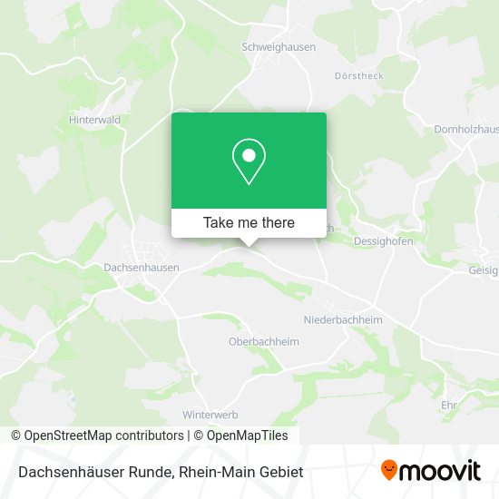 Карта Dachsenhäuser Runde