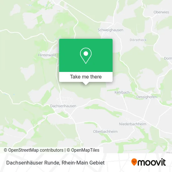 Карта Dachsenhäuser Runde