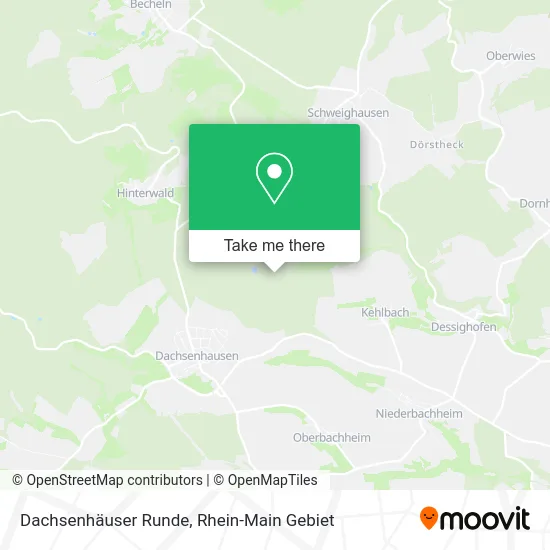 Карта Dachsenhäuser Runde