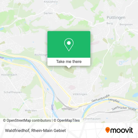 Карта Waldfriedhof