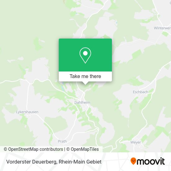 Карта Vorderster Deuerberg
