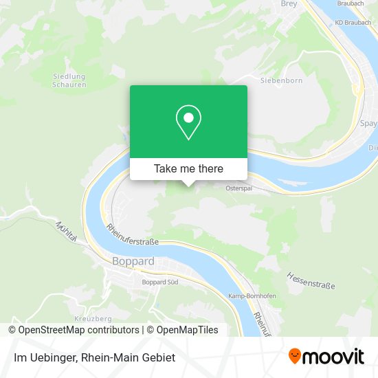 Карта Im Uebinger