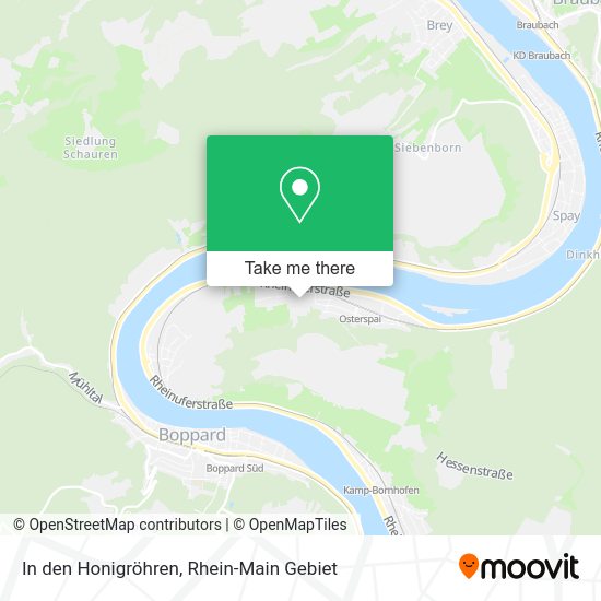 Карта In den Honigröhren
