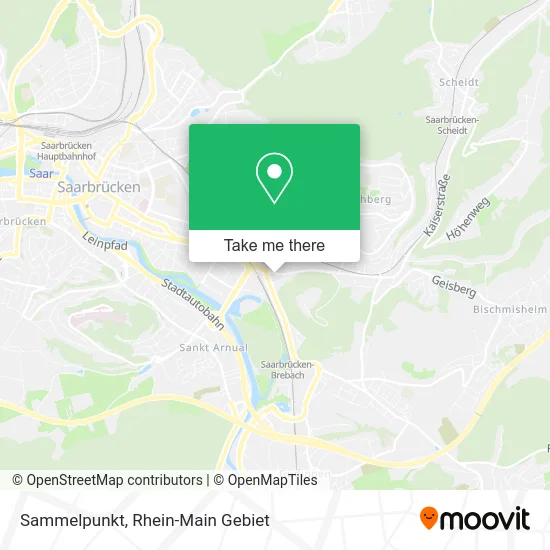 Карта Sammelpunkt