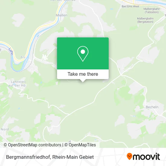 Карта Bergmannsfriedhof