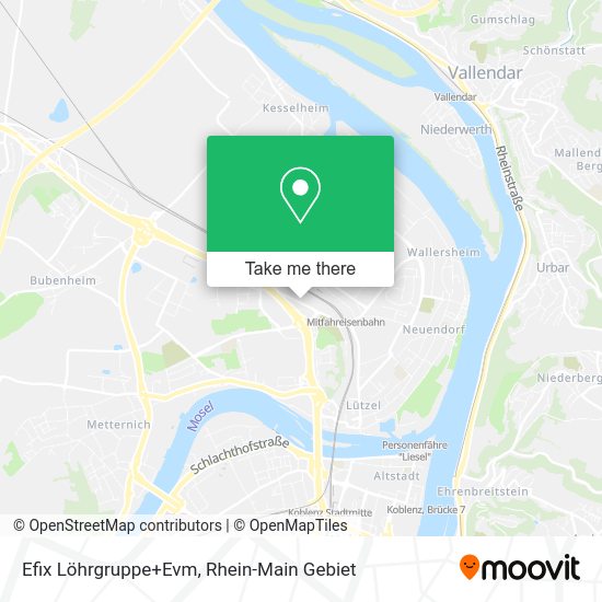 Карта Efix Löhrgruppe+Evm
