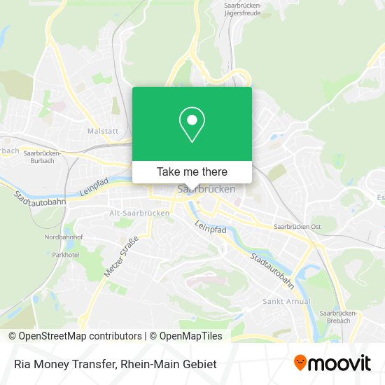 Карта Ria Money Transfer