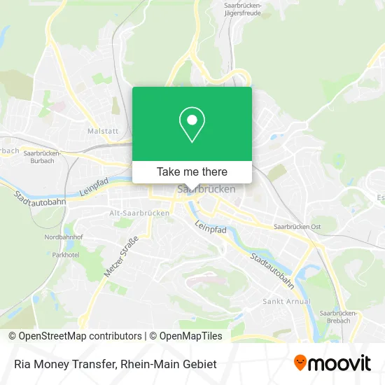 Карта Ria Money Transfer