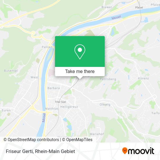 Карта Friseur Gerti
