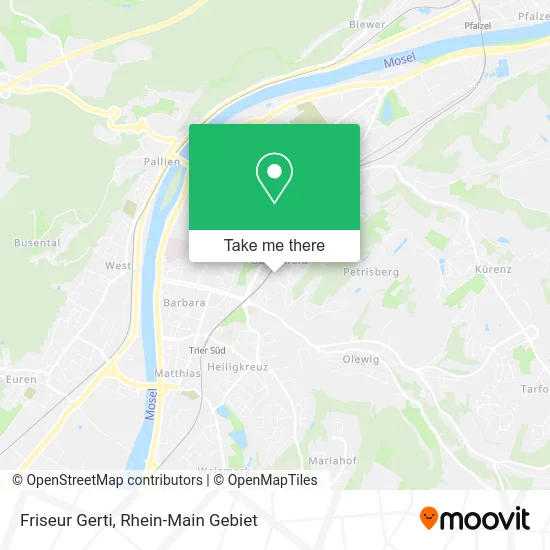 Карта Friseur Gerti