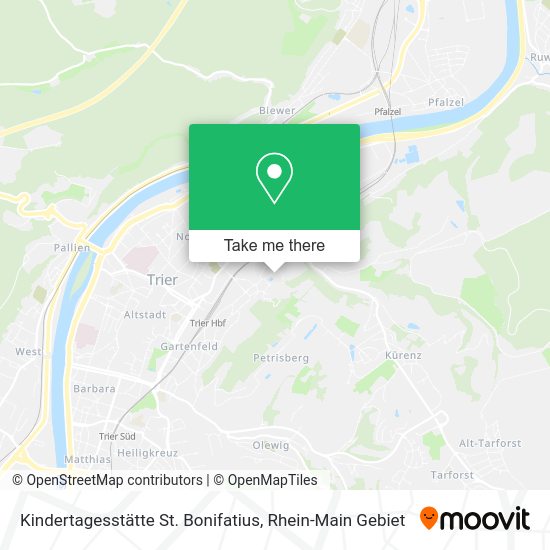 Карта Kindertagesstätte St. Bonifatius