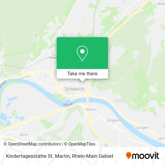 Карта Kindertagesstätte St. Martin
